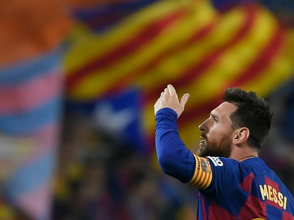 Lionel Messi: megvan az 50. szabadrúgásgól (Fotó: AFP)