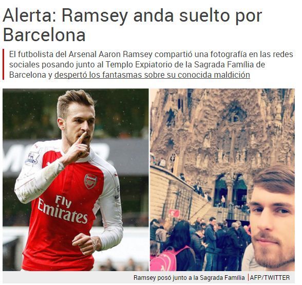 Ramsey elszabadult (Fotó: sport.es)