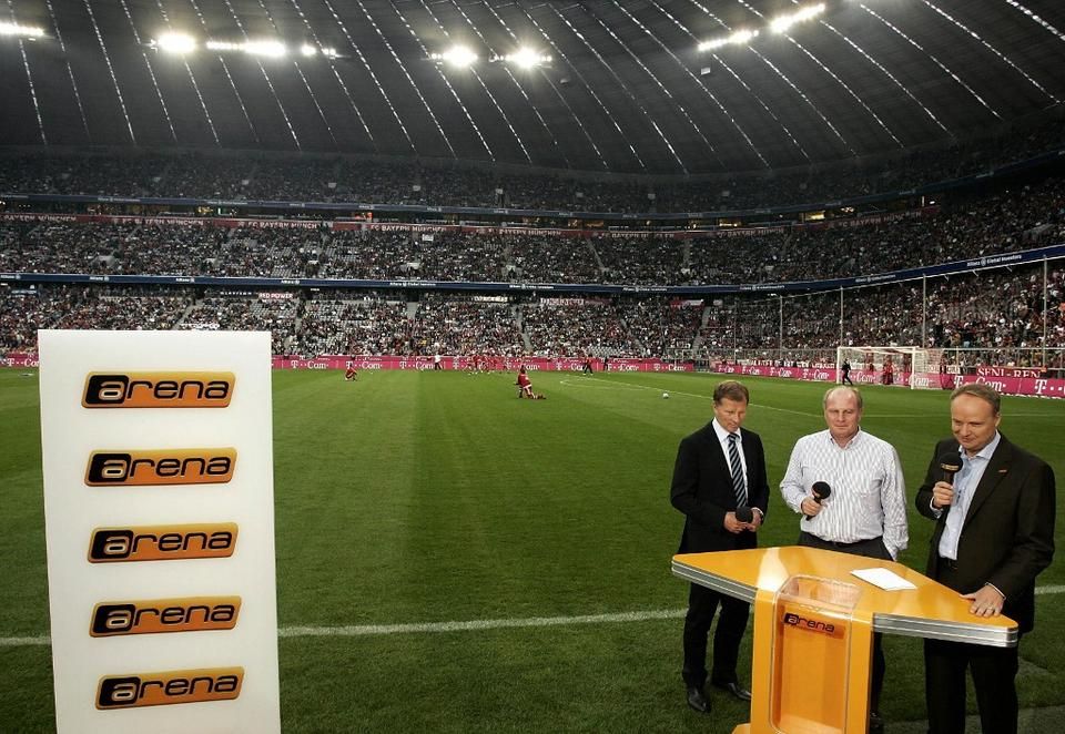 A Bayern új otthona, a részben Hoeness által megálmodott Allianz Aréna akkor német rekordot jelentő 2 és fél év alatt készült el (Fotó: AFP)