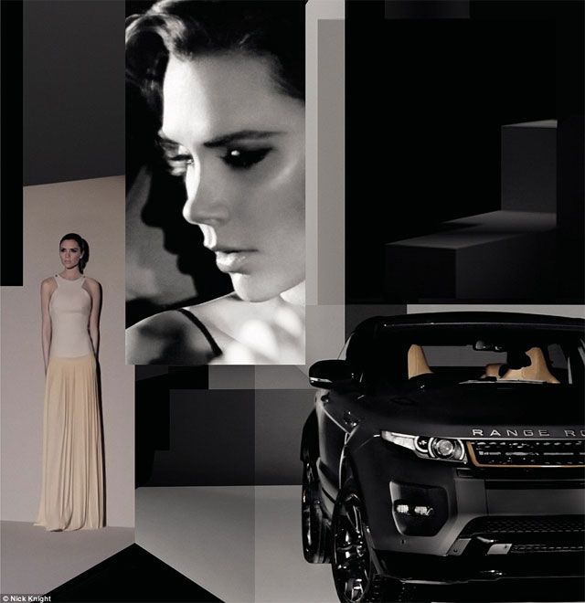 Victoria Beckham a Range Rover Evoque kampányában (Fotók: Nick Knight)