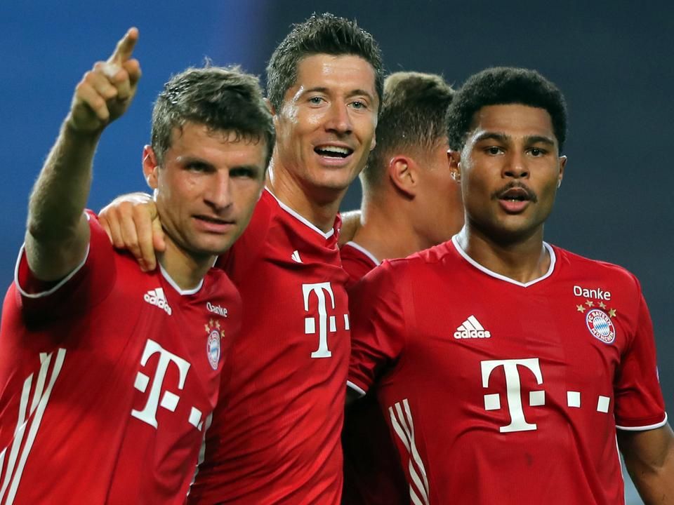 A Bayern támadósorát most sem lehetett megállítani (Fotó: AFP)