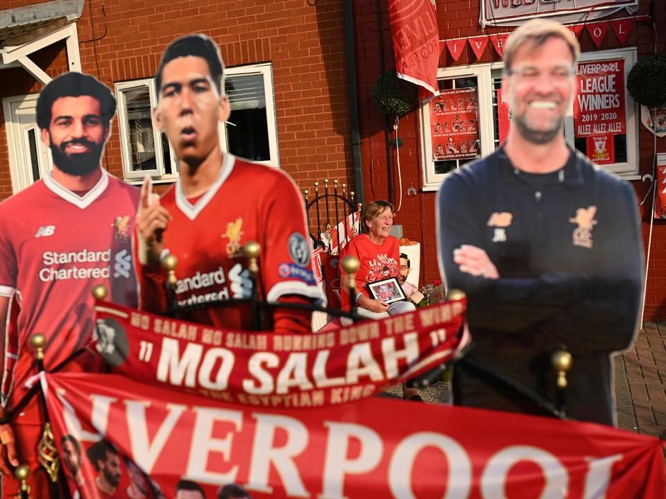 A Liverpool hősei (Fotó: AFP)
