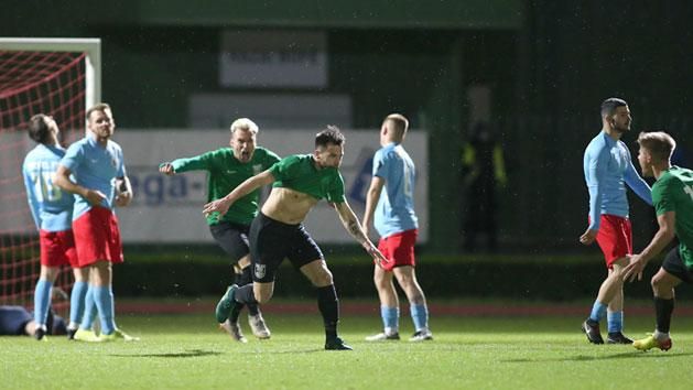 A győztes gól utáni pillanatok (Fotó: budapest.mlsz.hu/ifj. Thaly Zoltán)