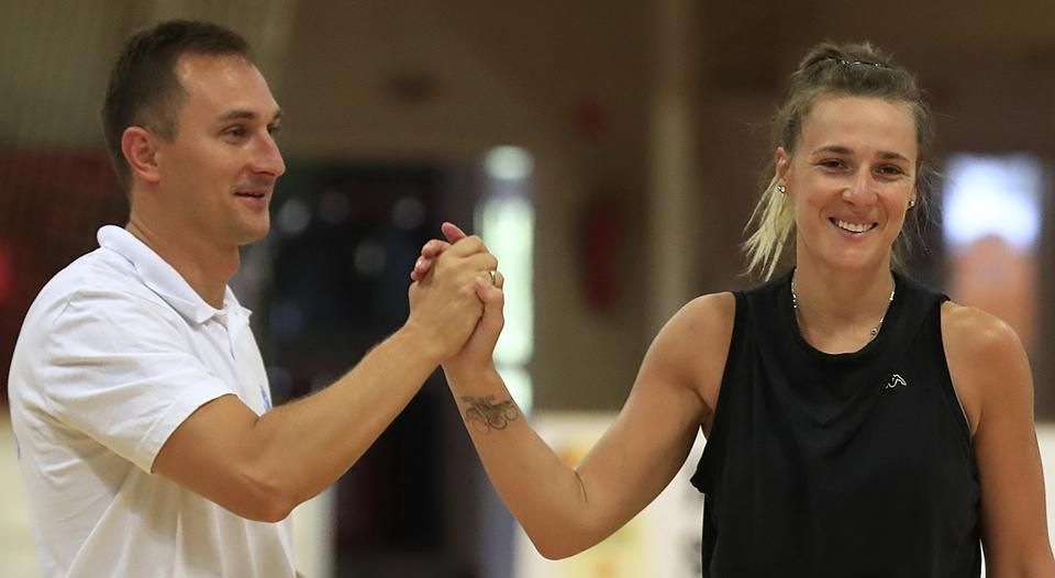 Djokics Zseljko és Nevena Jovanovics bízik a KSC sikerében (Fotó: Koncz György)