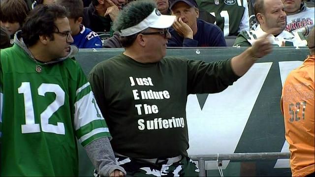 A Jets-szurkolók kezdik megszokni a szenvedést (Fotó: Twitter)