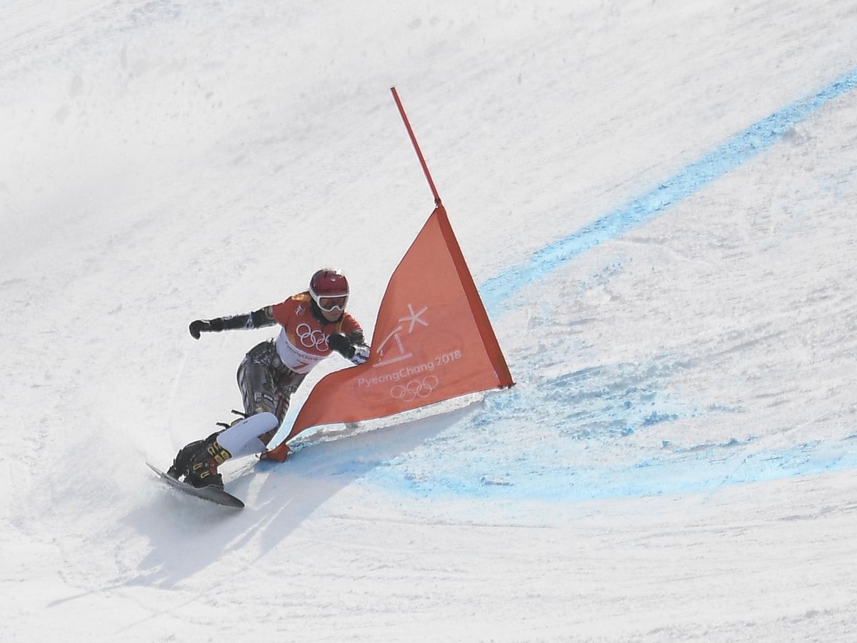 A cseh Ester Ledecká az alpesi sí után igazi sportágában, a hódeszkában sem akadt legyőzőre 
AFP
