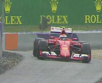 Räikkönen a menekülőúton