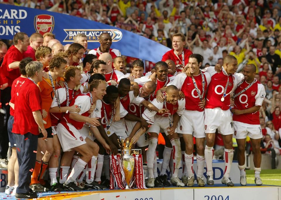 Az Arsenal a 2003–2004-es PL-idényt veretlenül nyerte meg (Fotó: AFP)