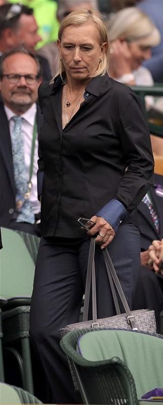 Martina Navratilova sem hagyta ki a mérkőzést (Fotó: Reuters)