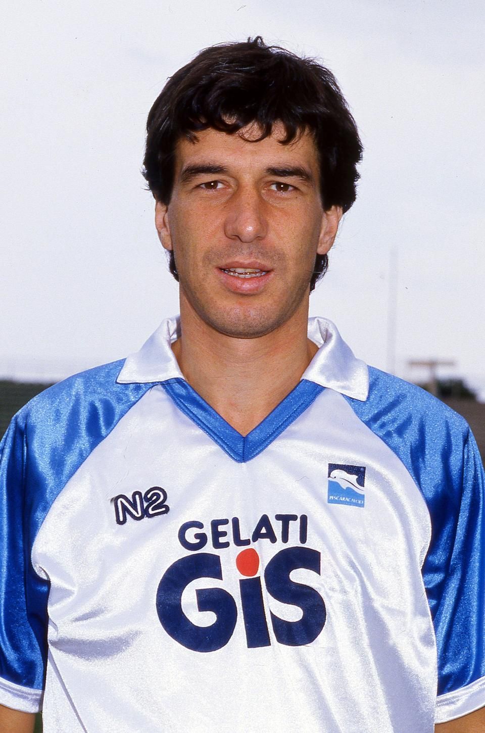 Gasperini a Pescara mezében az 1988–1989-es idényben (Fotó: Getty Images)