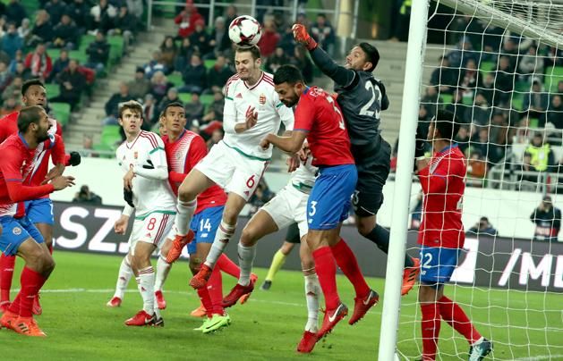 Korcsmár utoljára 2017. november 14-én, Costa Rica ellen (1–0) szerepelt a válogatottban (Fotó: Földi Imre)
