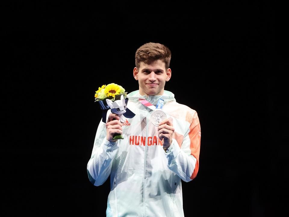 Siklósi Gergely ezüstérmet szerzett élete első felnőtt olimpiáján (Fotó: Tumbász Hédi)