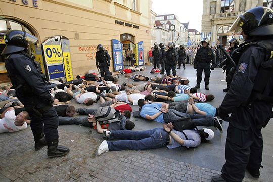 Csendélet a prágai belvárosból (Fotó: Reuters)