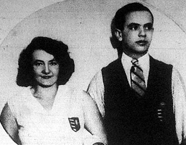 Mednyánszky Mária és Szabados Miklós – az 1931-es vb bajnokai egyesben