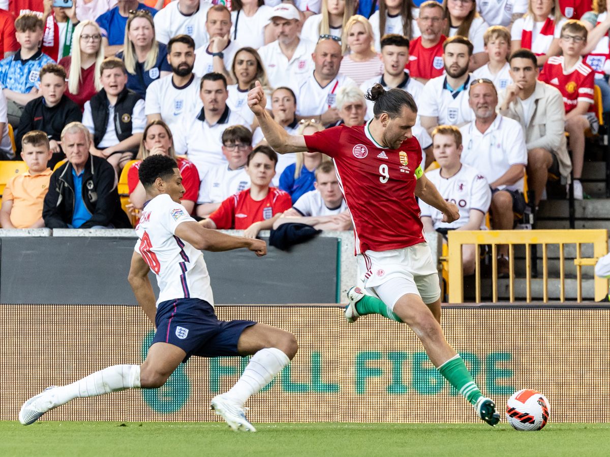 Szalai legutóbb az angolok ellen elért 4–0-s diadal alkalmával lépett pályára a válogatottban (Fotó: Árvai Károly)