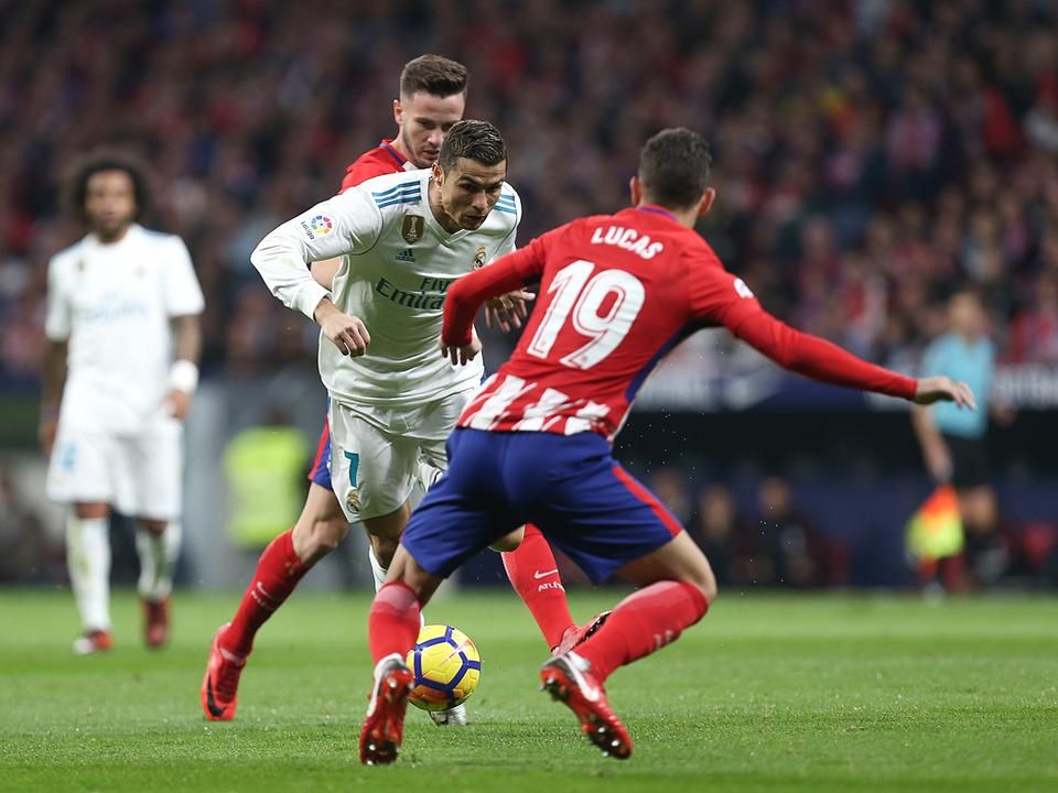 A Real és az Atlético szombat este nem bírt egymással – a BL-ben javíthatnak (Fotó: AFP)