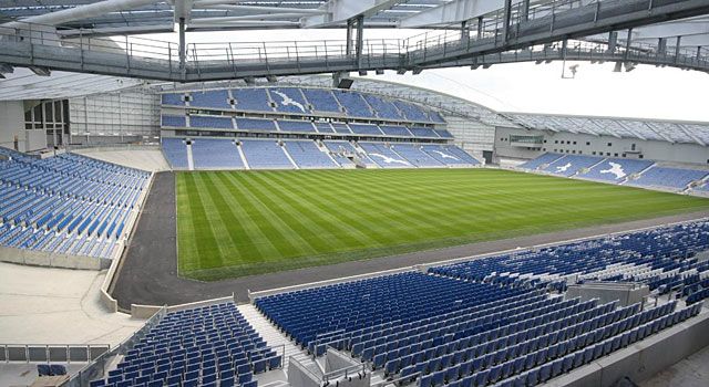 Ilyen lesz az aprócska Brighton & Hove Albion új stadionja (Fotó: seagulls.co.uk)