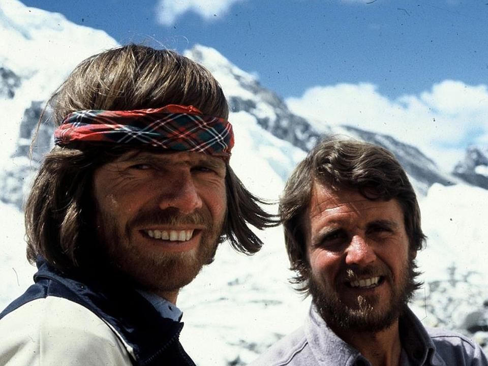 Reinhold Messner és Peter Habeler a híres 1978-as Everest-hódításon