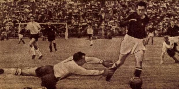 Albert Flórián „tipikus” magyar gólja az 1962-es világbajnokságon