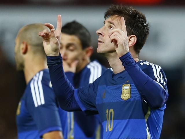 Messi már csak kilenc gólra Batistutától (Fotó: Reuters)