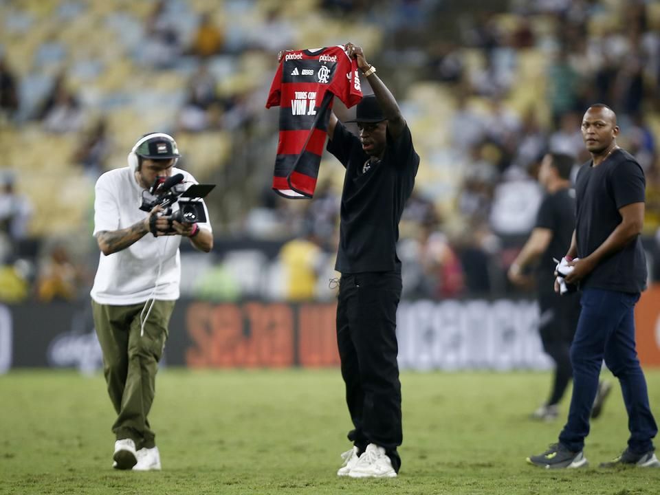 Vinícius Júnior hálás a szurkolóknak, hogy segítik a rasszizmus elleni harcban (Fotó: Getty Images)