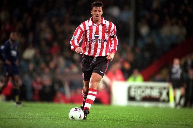 Matt Le Tissier a Soton játékosaként 1996-ban (Fotó: Getty Images, archív)