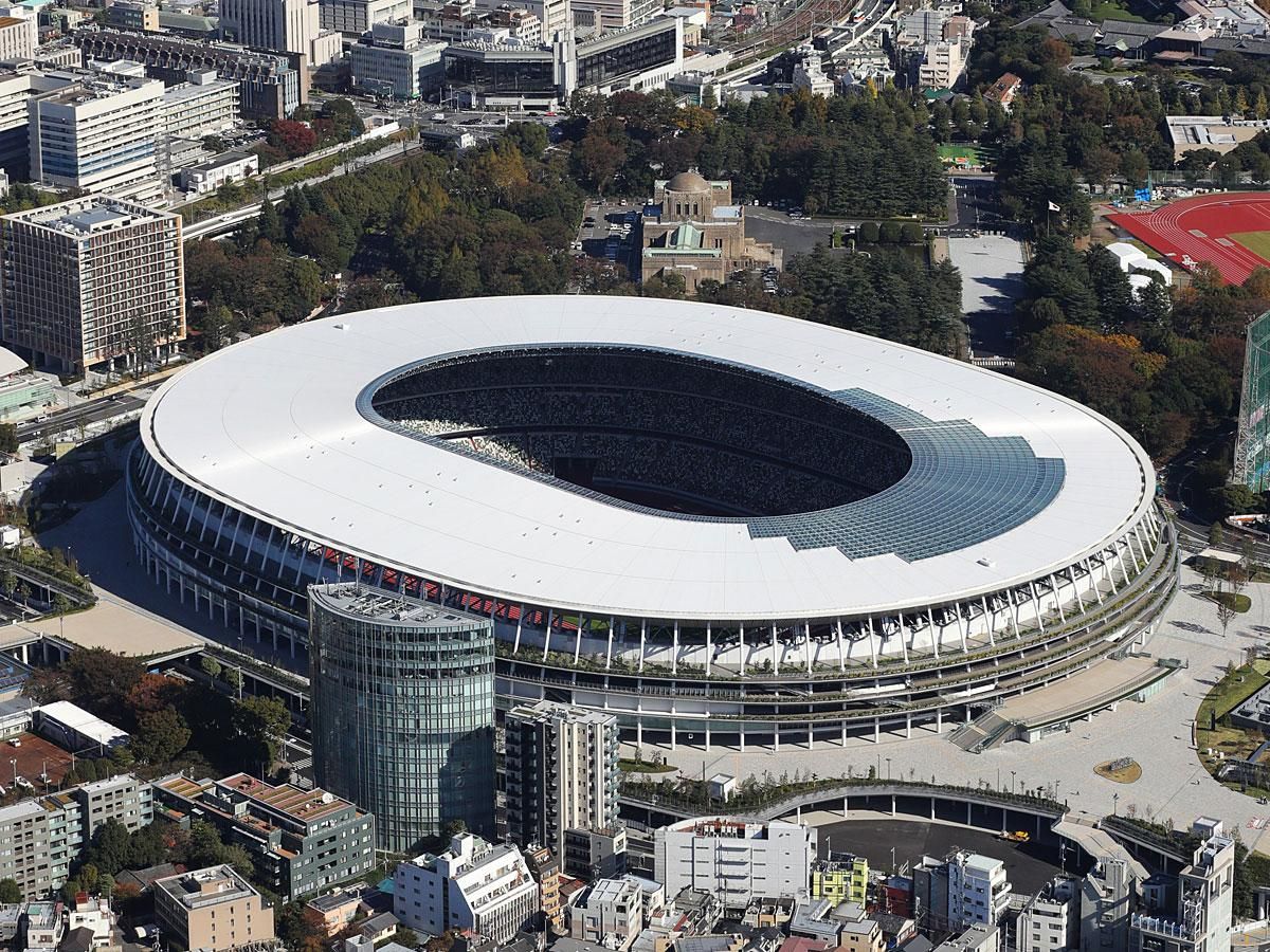 Júliusban megkezdődik a tokiói olimpia futballtornája – a férfiak döntőjét ebben a stadionban rendezik (Fotó: AFP)