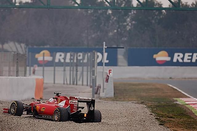 Vettel a kavicságyban