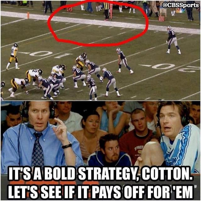 Az eredmény: touchdown (Fotó: NFL Memes)