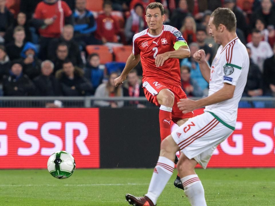 Lichtsteiner lőtte az ötödik svájci gólt (Fotó: AFP)