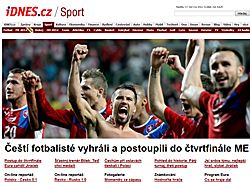 A csehek sem bánatosak (sport.idnes.cz/)