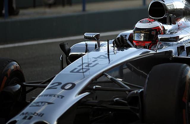 Csütörtökön a mclarenes Kevin Magnussené volt a legjobb köridő Jerezben (Fotó: Reuters)