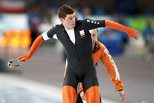 A holland versenyző kissé ideges volt kizárása után (Fotó: Reuters)