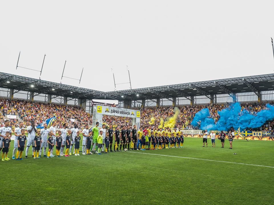 Telt ház a DAC-Slovan rangadón (Fotó: Dömötör Csaba, 2019)
