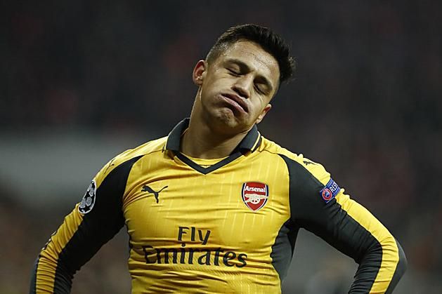 Alexis Sánchez végül maradt az Arsenalnál (Fotó: AFP)