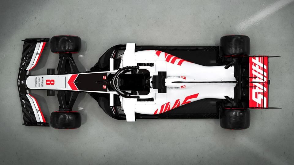 A 2020-as Haas-Ferrari festése