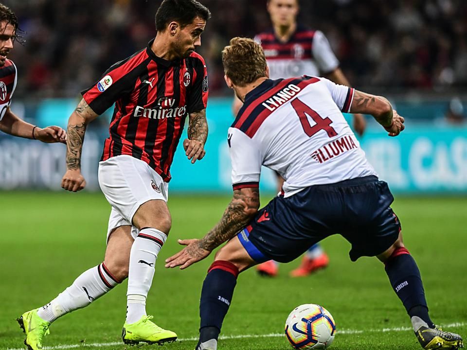 Suso (balra) szerezte a Milan első gólját (Fotó: AFP)