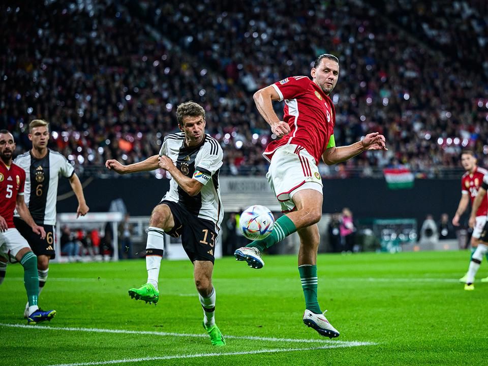 Szalai Ádám Németország elleni sarkazós gólját sem a futballrajongók, sem a szövetségi kapitány nem feledheti el (Fotó: Getty Images)