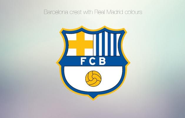 A Real Madrid színeiben a Barcelona (Forrás: spherasports.com)