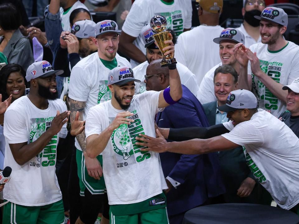 Kelet bajnoka, a Tatum és Brown vezette Boston Celtics (Fotó: Getty Images)