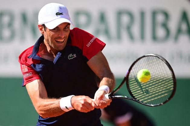 Pablo Andújar a nap hőse a Roland Garroson (Fotó: AFP)