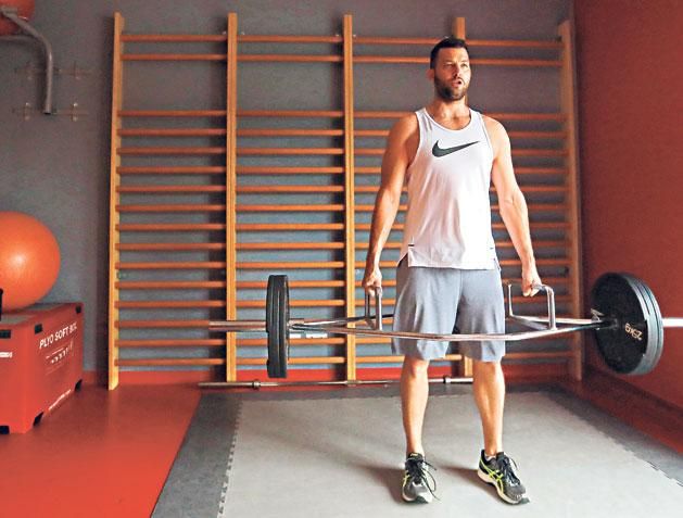 Filip Filipovics 33 évesen sem érzi úgy, hogy elegendő lenne kevesebb edzésmunkát végeznie (Fotó: Balogh László)
