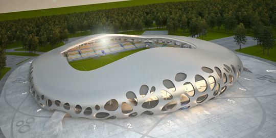 Erdő közepében járok: a BATE új stadionja