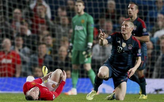 Wayne Rooney vs. Bastian Schweinsteiger (Fotó: Action Images)