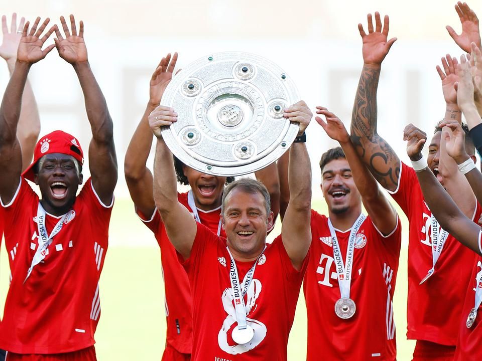 Hans-Dieter Flick az elmúlt öt évben az ötödik edző, aki bajnokságot nyer a Bayernnel (Fotó: AFP)