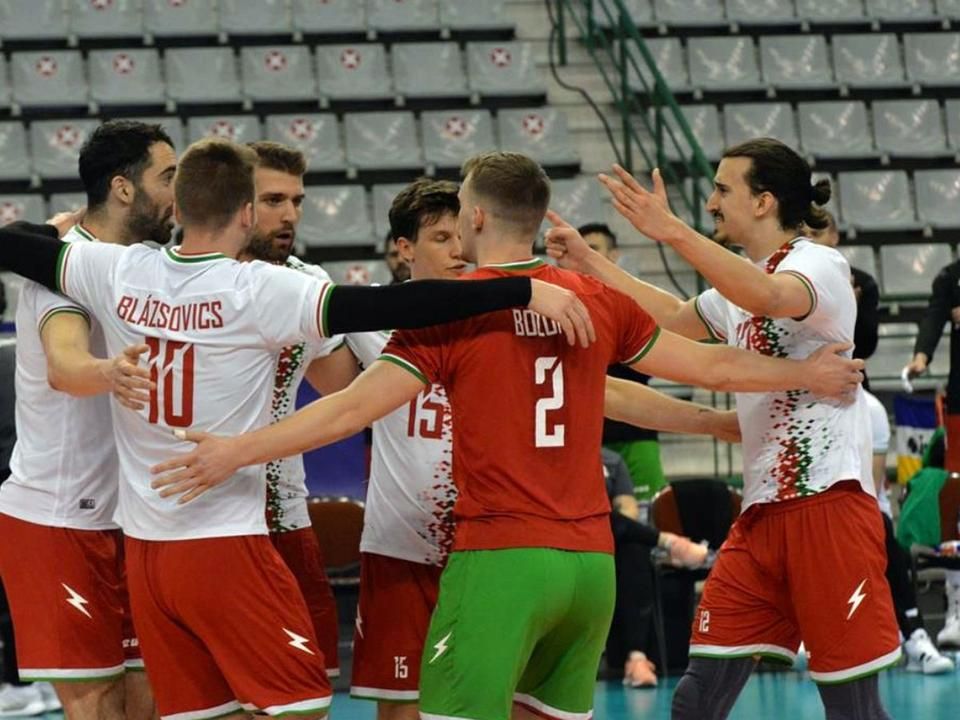 Négy szettben győztek a fehéroroszok (Fotó: MRSZ)