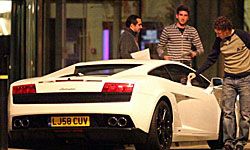 Robinho Lamborghinije (Fotó: dailymail.co.uk)