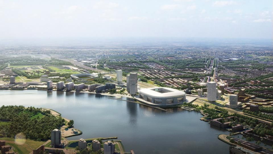 A Feyenoord új stadionja (Fotó: thesun.co.uk)