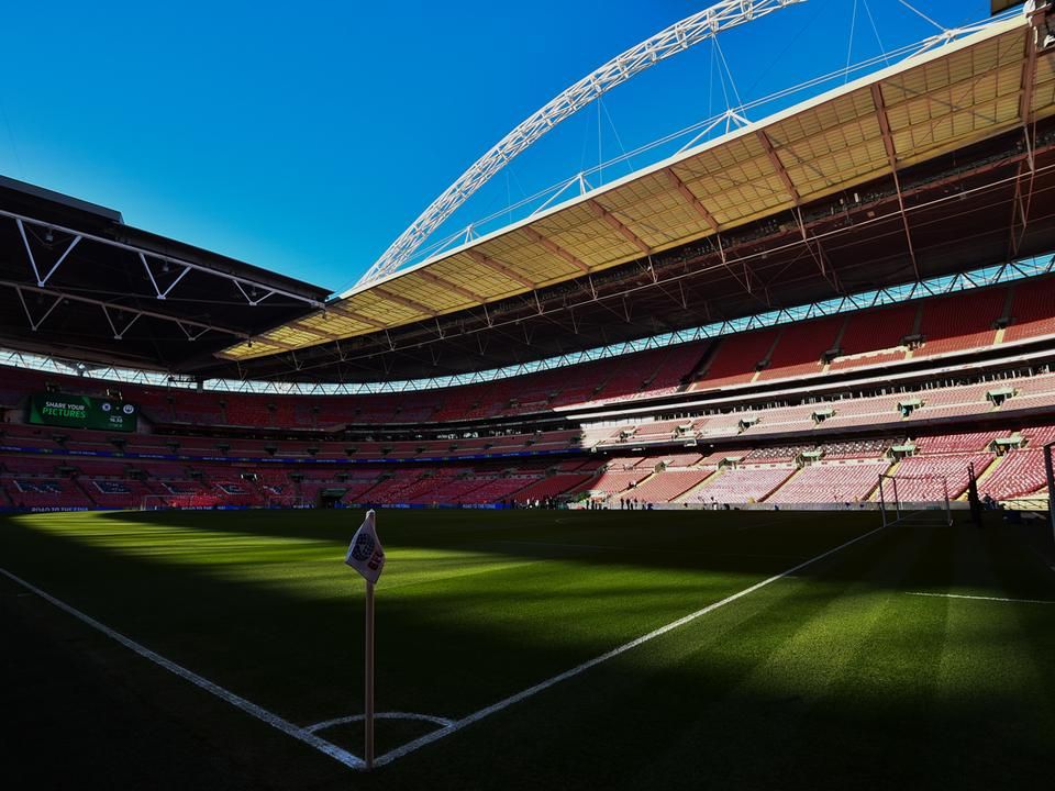 A Wembley már készen áll a játékosok és a szurkolók fogadására (Fotó: AFP)