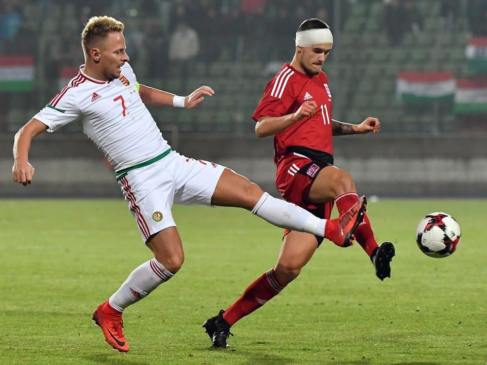 A  Luxemburg elleni 2–1 volt a harmadik nagy pofon, amelyen Dzsudzsák  Balázsnak tovább kellett tudni lépnie a válogatottban (Fotó: MTI)